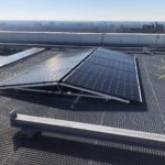 Jual Solar - Zonnepanelen op stalen roostervloer