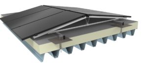 Jual Solar - Zonnepanelen op plat dak - Staaldak met isolatie