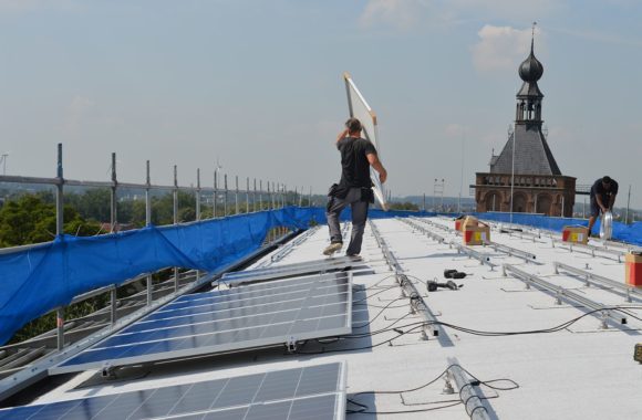 Jual Solar montagesysteem - Zonnepanelen op rond dak