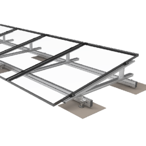 Jual Solar - Ballastvrije montagesystemen - Zuid opstelling